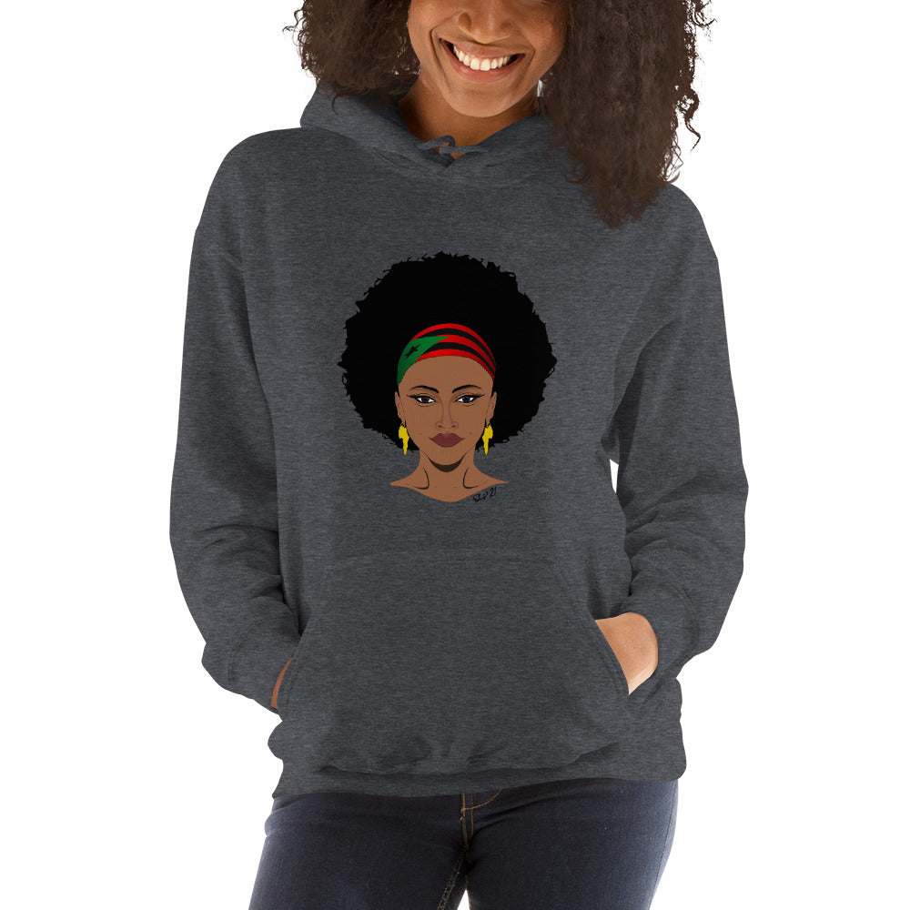 Sudadera con capucha unisex La Afro Latina
