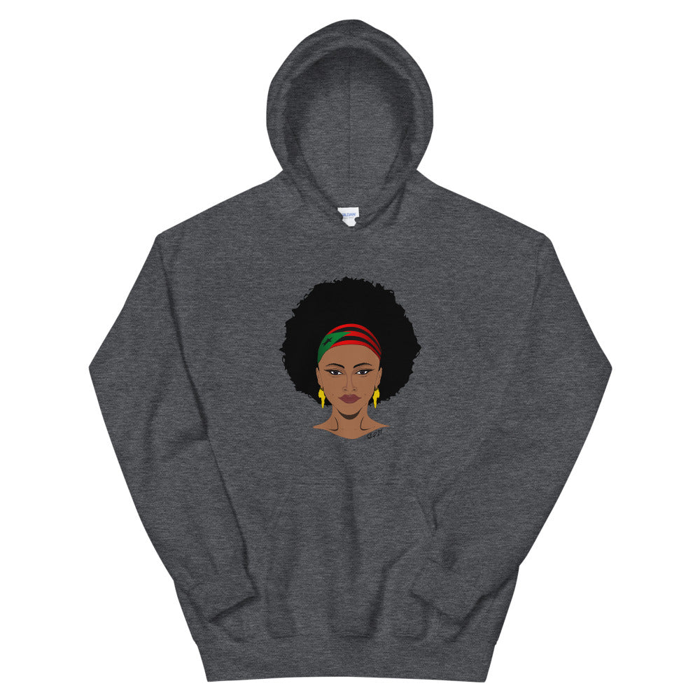 Sudadera con capucha unisex La Afro Latina