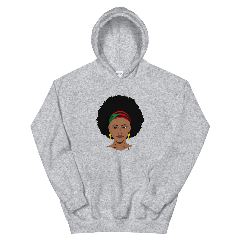 Sudadera con capucha unisex La Afro Latina