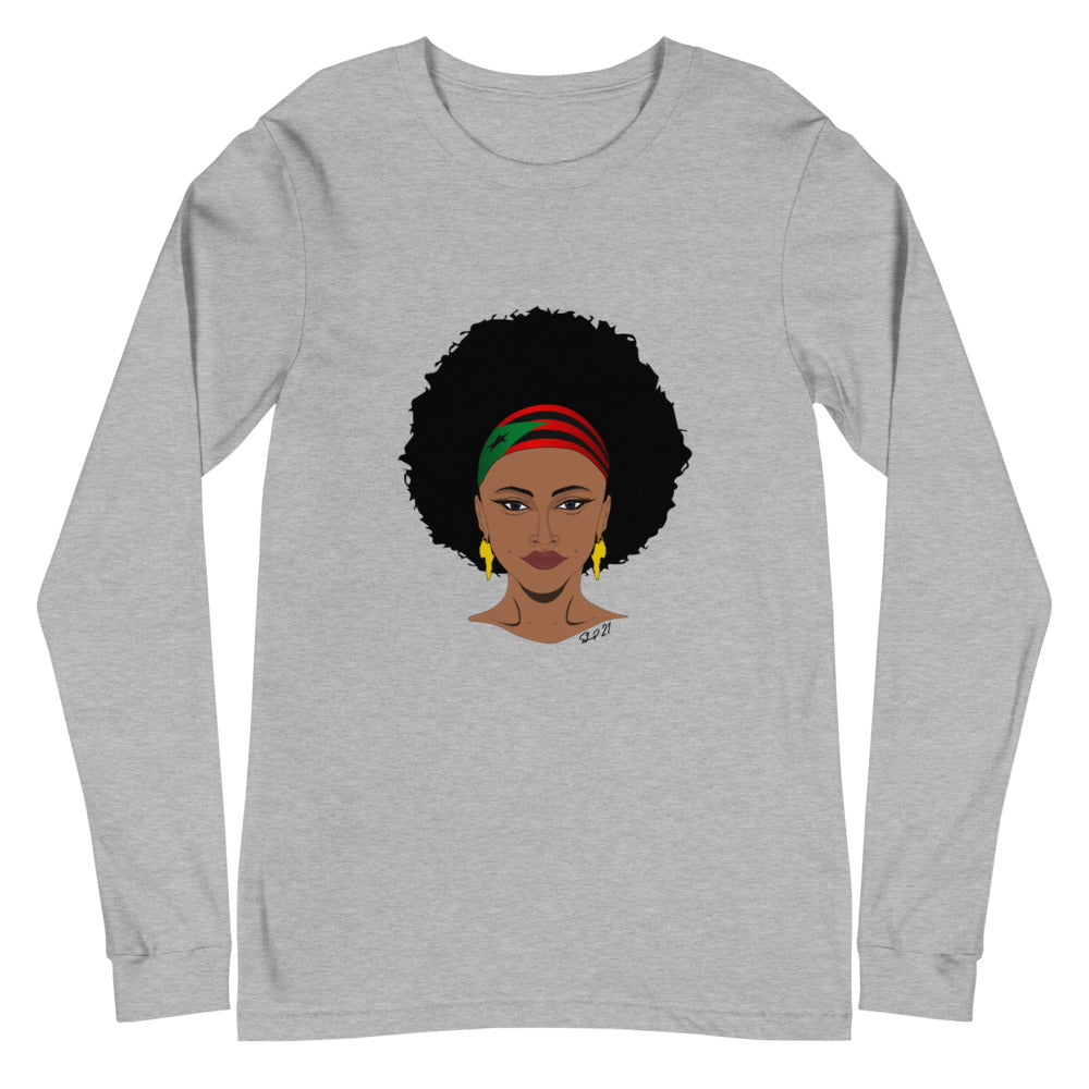 Camiseta de manga larga unisex La Afro Latina