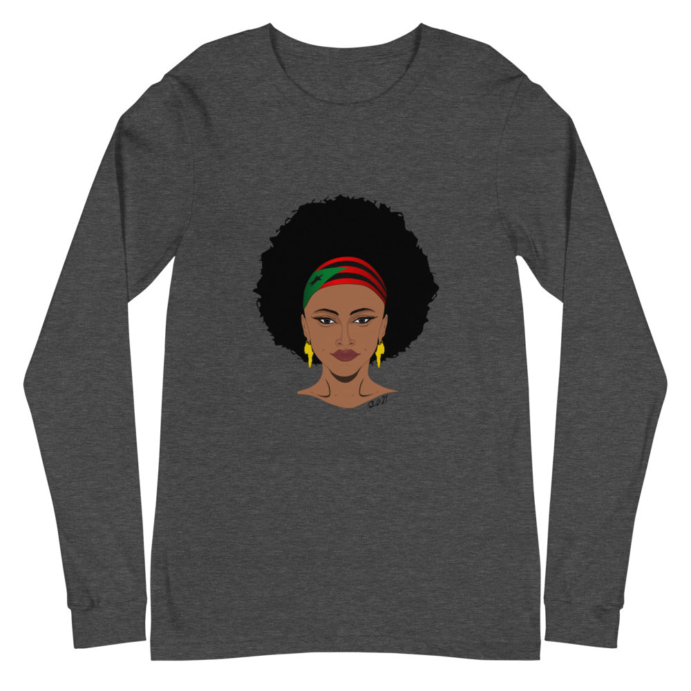 Camiseta de manga larga unisex La Afro Latina