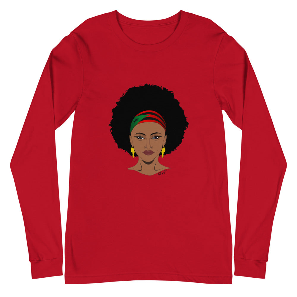 Camiseta de manga larga unisex La Afro Latina