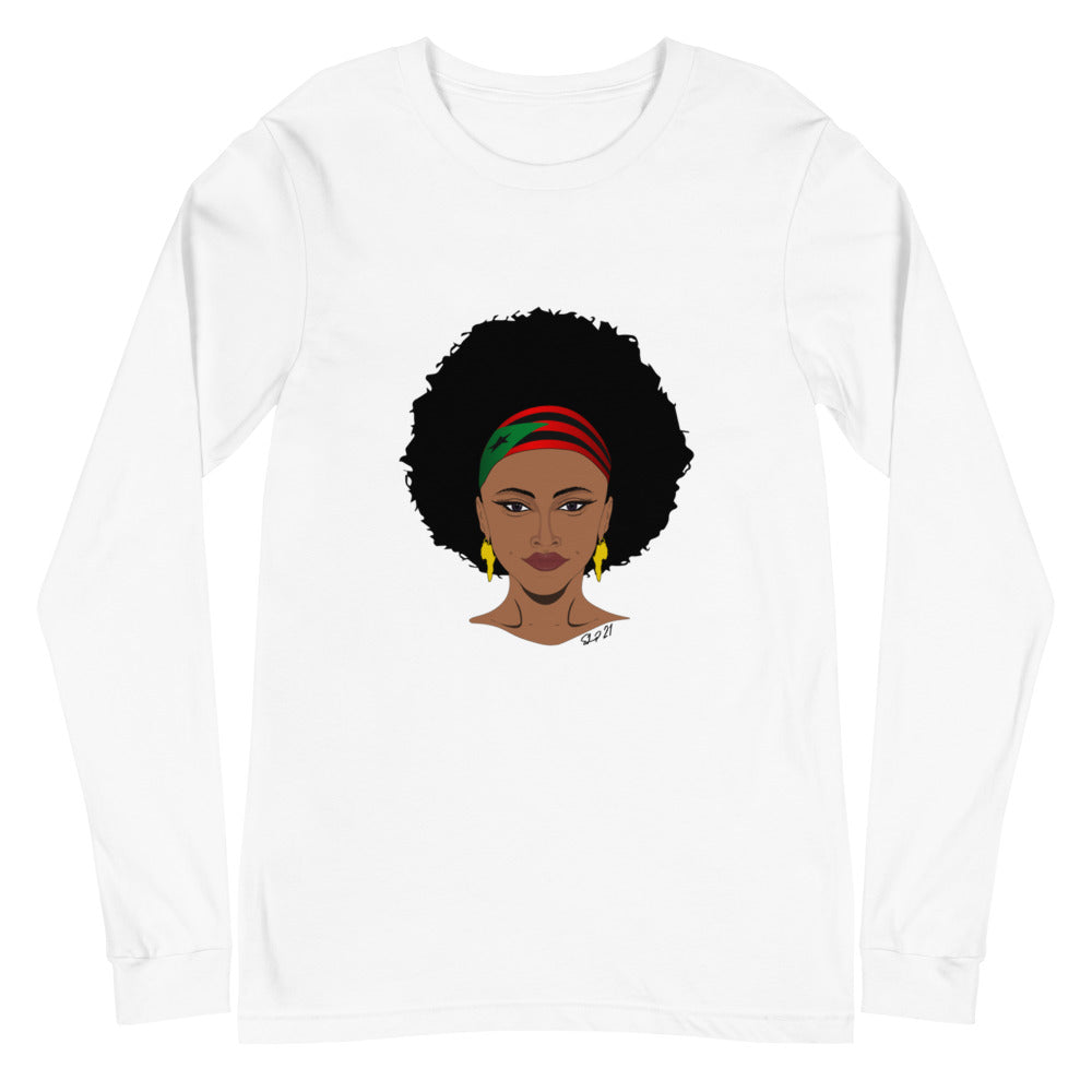 Camiseta de manga larga unisex La Afro Latina